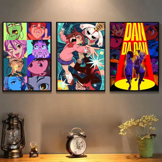 Hot Anime Poster HD Art Mural Wallart Poster for Home Room Decoration DIY Vintage Print Decor