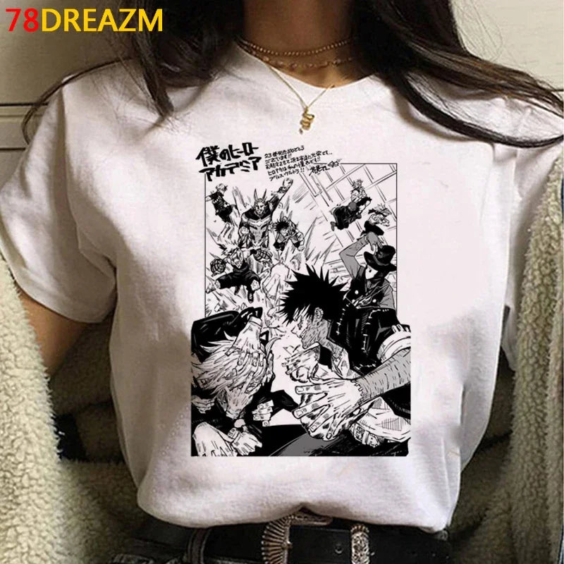 Girl Anime Top Comfortable Tees High Quality T Shirt Women