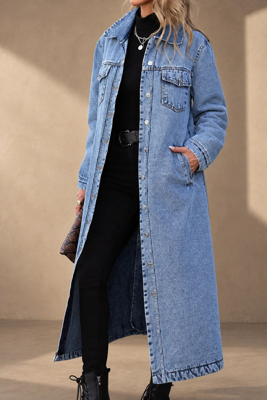 Longline Denim Jacket